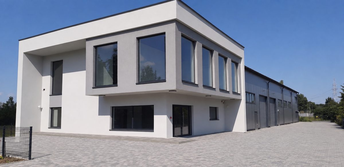 Budynek produkcyjny z częścią socjalno-biurową 1600 m² - Marki