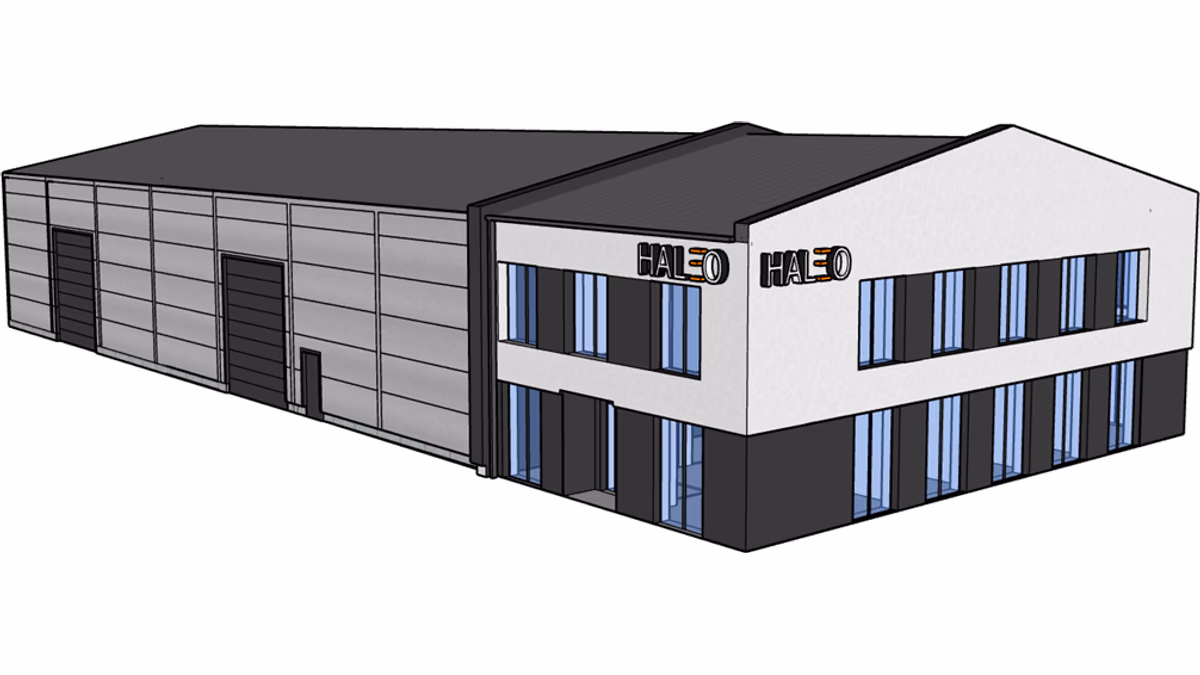 Budynek H18-B2-3 - widok SketchUp - zdjęcie 1