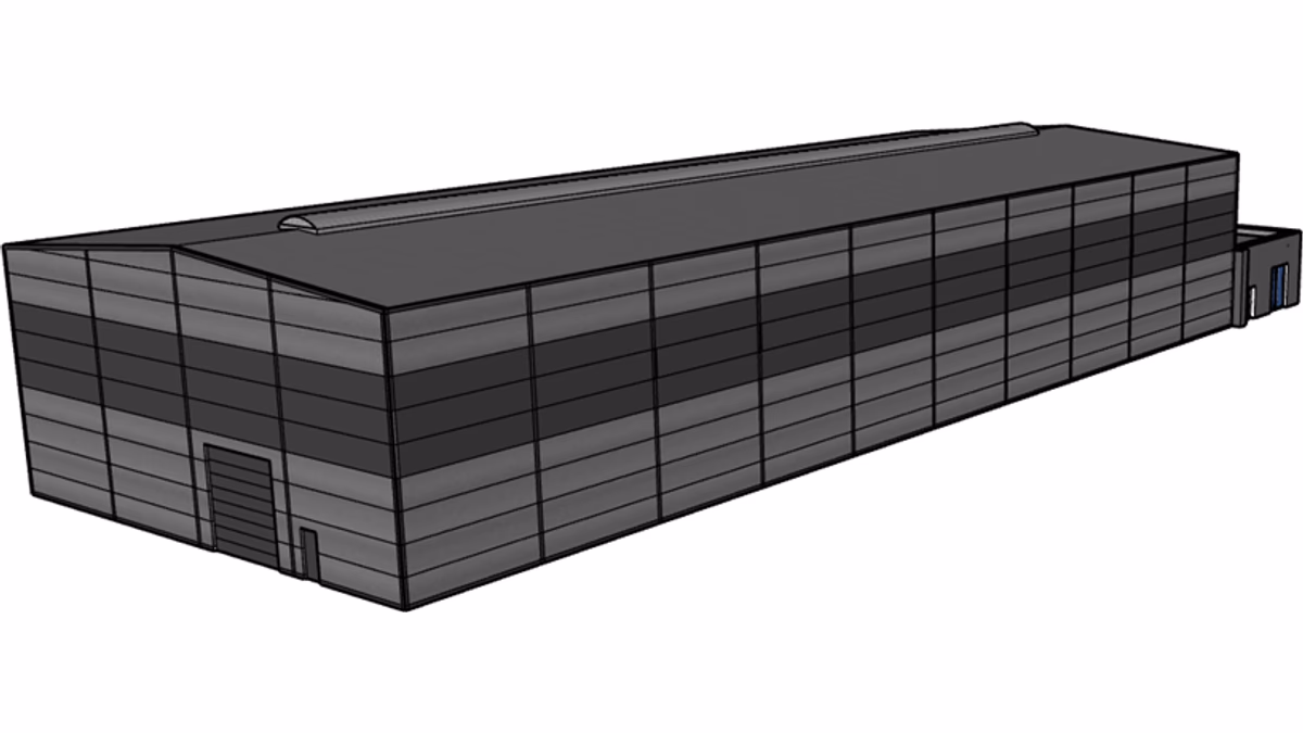 Budynek H24-B1 - widok SketchUp - zdjęcie 4