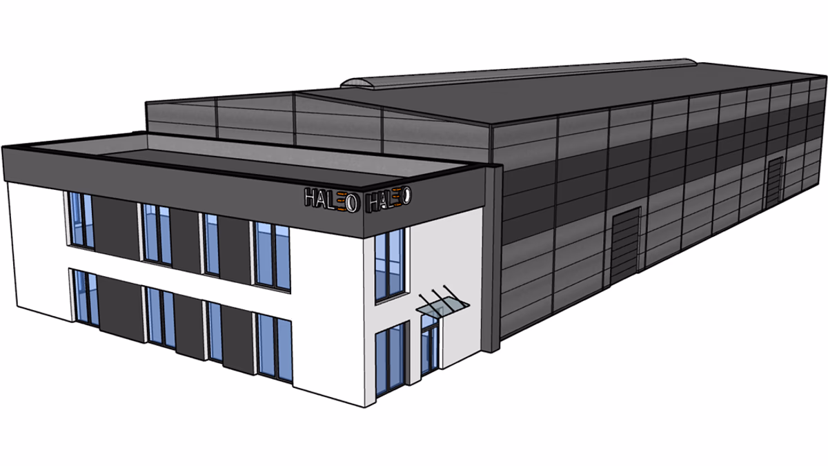 Budynek H24-B2 - widok SketchUp - zdjęcie 1
